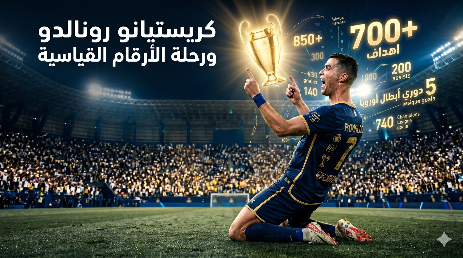 كريستيانو رونالدو: عقلية الأرقام القياسية التي صنعت أسطورة عالمية