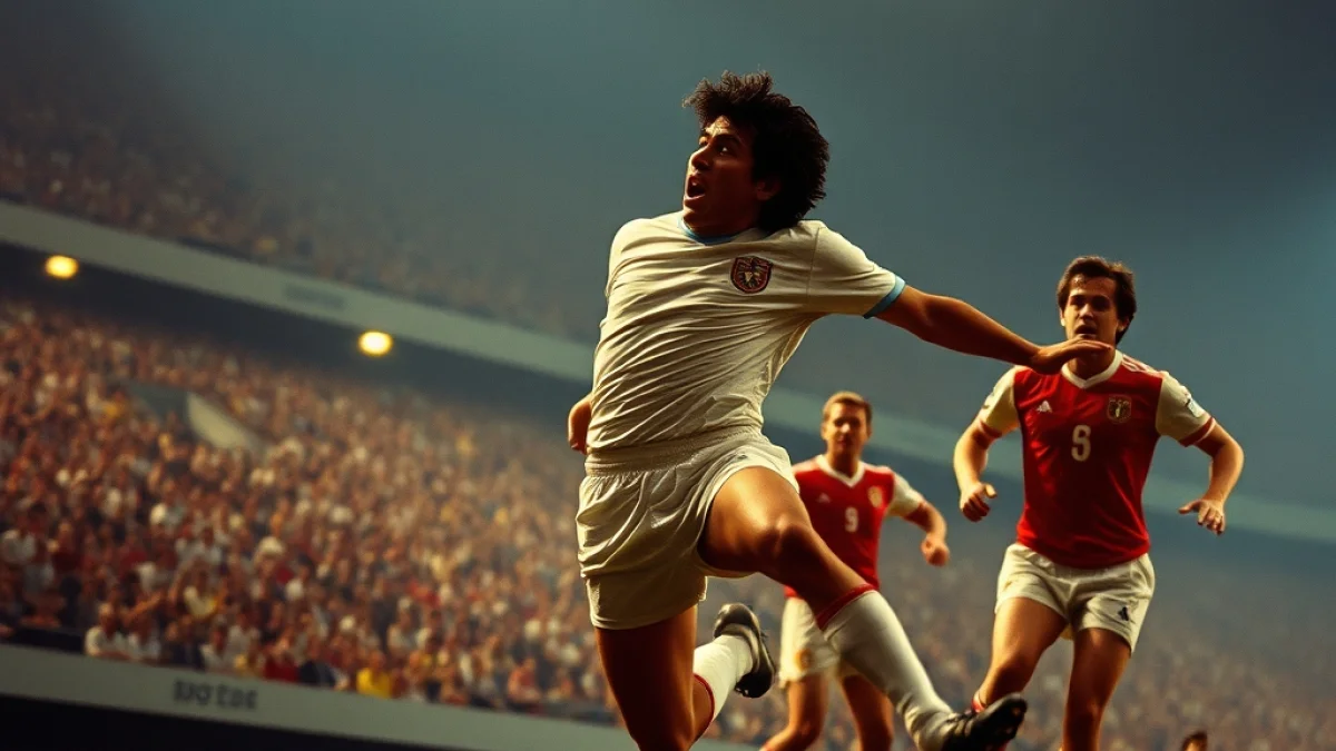 ديبيجو مارادونا يهزم إنجلترا في نصف نهائي كأس العالم 1986
