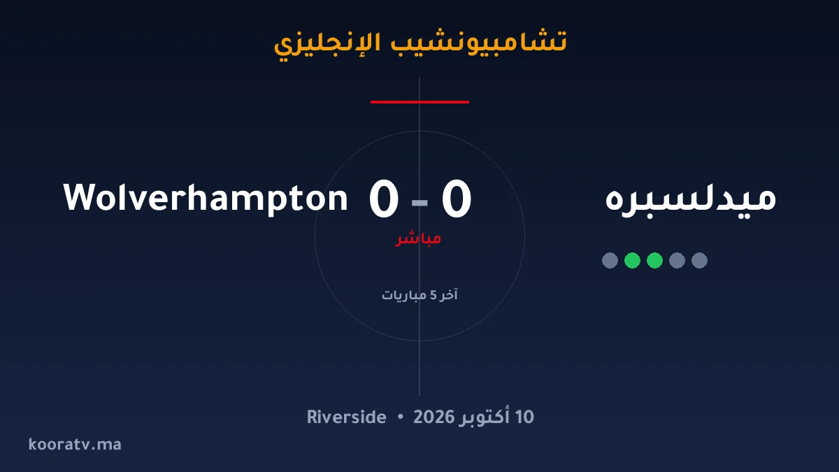 Wolverhampton يتغلّب على ميدلسبره بنتيجة 3-1 - نتيجة وأهداف وملخص المباراة | تشامبيونشيب الإنجليزي